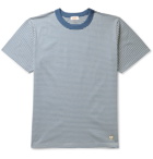 Armor Lux - Striped Cotton-Jersey T-Shirt - Blue