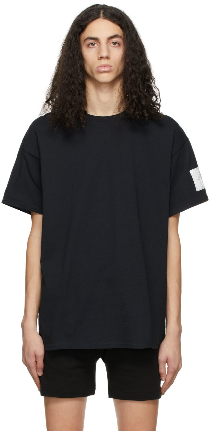 トップス n.hoolywood black N.Hoolywood Black Patch T-Shirt N.Hoolywood