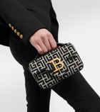Balmain - B-Buzz Mini jacquard crossbody bag