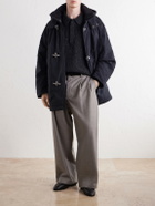 A Kind Of Guise - Isaba Padded Cotton, Wool and Mohair-Trimmed Canvas Parka - Black