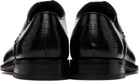 Ferragamo Black Toe Cap Derbys