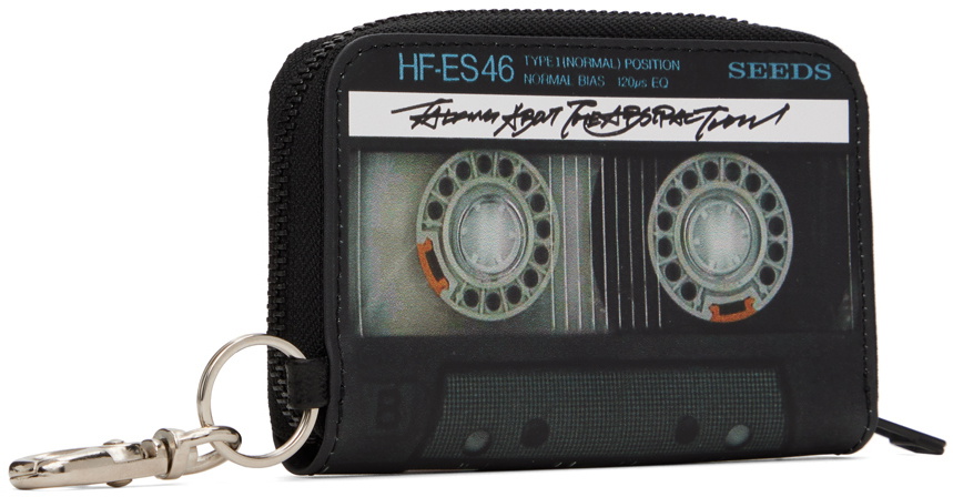 Maison MIHARA YASUHIRO Black Cassette Tape Wallet