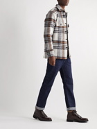 NN07 - Soren Checked Virgin Wool-Blend Overshirt - Neutrals