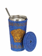 VERSACE - Medusa Crystal Embellished Travel Mug
