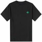 ADER Error Men's Small Distort Logo T-Shirt in Black