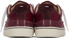 Maison Margiela Burgundy Paneled Sneakers