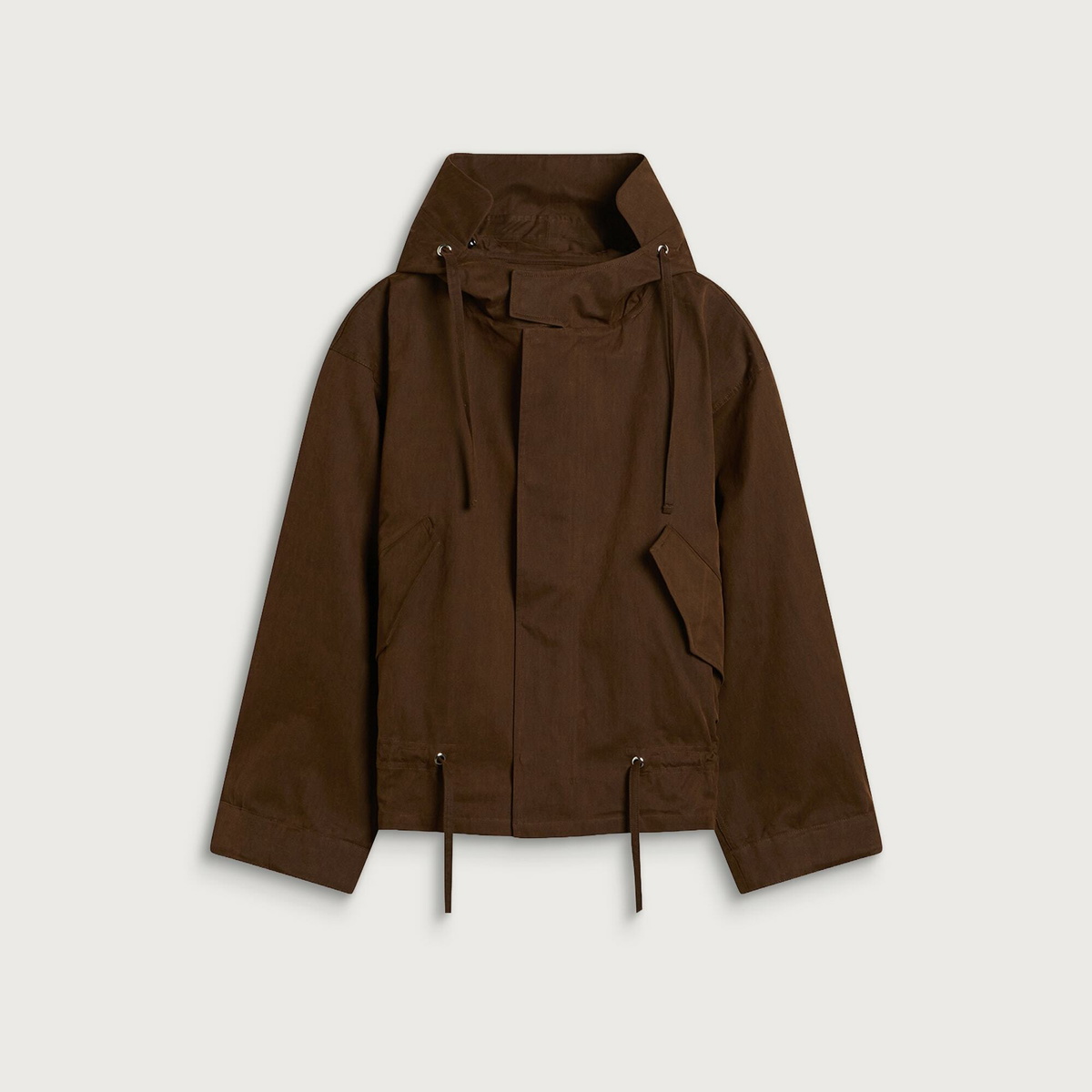 Sage Nation Men's Aviemore Parka Jacket in Bark Brown