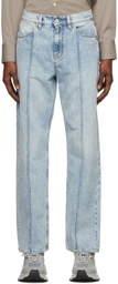 Our Legacy Blue Crease Formal Cut Jeans