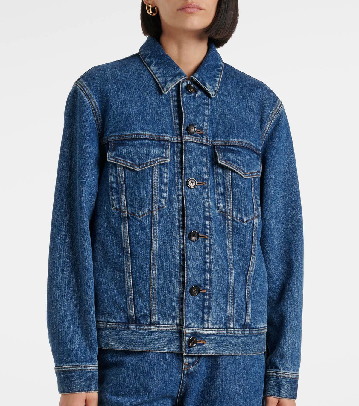 Loro Piana Tulus cotton and silk denim jacket