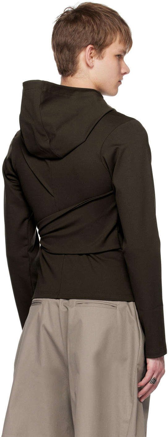 AARON ESH SSENSE Exclusive Khaki Hoodie