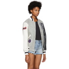 Opening Ceremony Grey OC Varsity Jacket