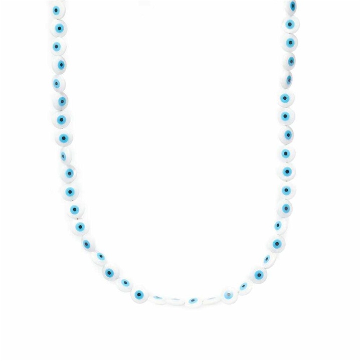 Photo: Timeless Pearly Men's Evil Eye Necklace in Blue