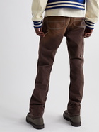 Reese Cooper® - Printed Cotton Cargo Trousers - Brown