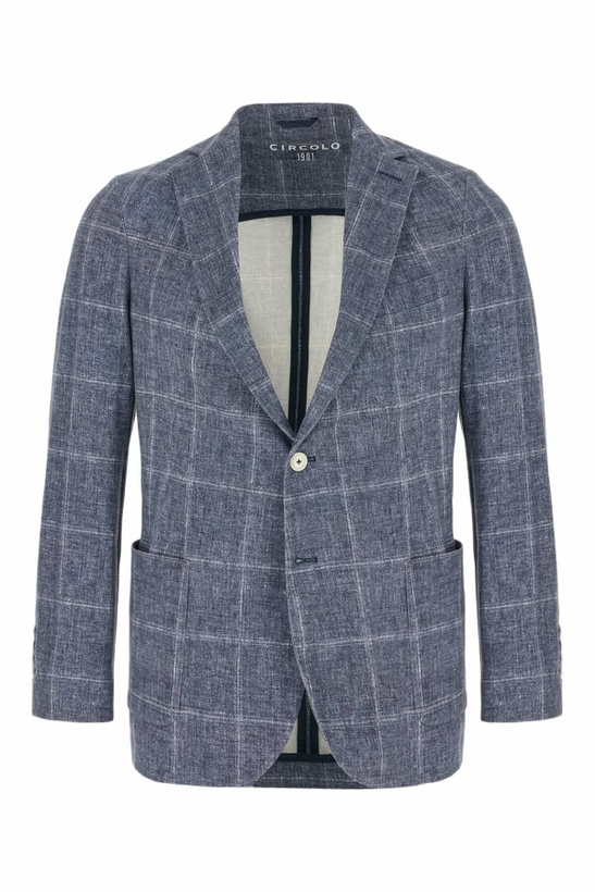 Photo: Circolo 1901 Printed Stretch Cotton Blazer
