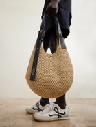 LOEWE - Paula's Ibiza Leather-Trimmed Woven Raffia Tote Bag