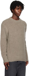 AMI Paris Taupe Hairy Sweater