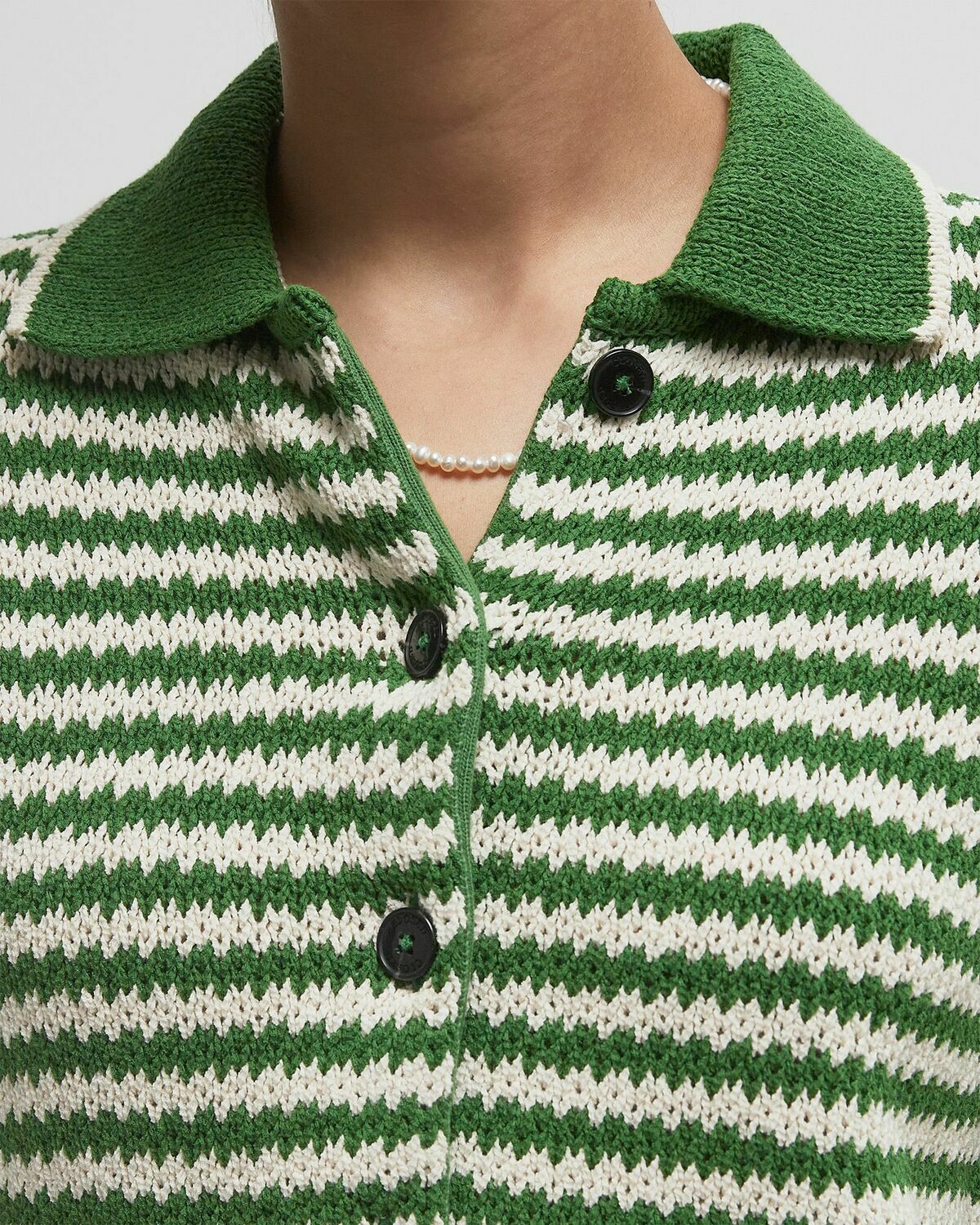 CLOSED CARDIGAN SHORT SLEEVE Green Womens Zippers & Cardigan