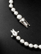 PATTARAPHAN - Baby Cycle Rhodium-Plated Sterling Silver Chain Bracelet - Silver
