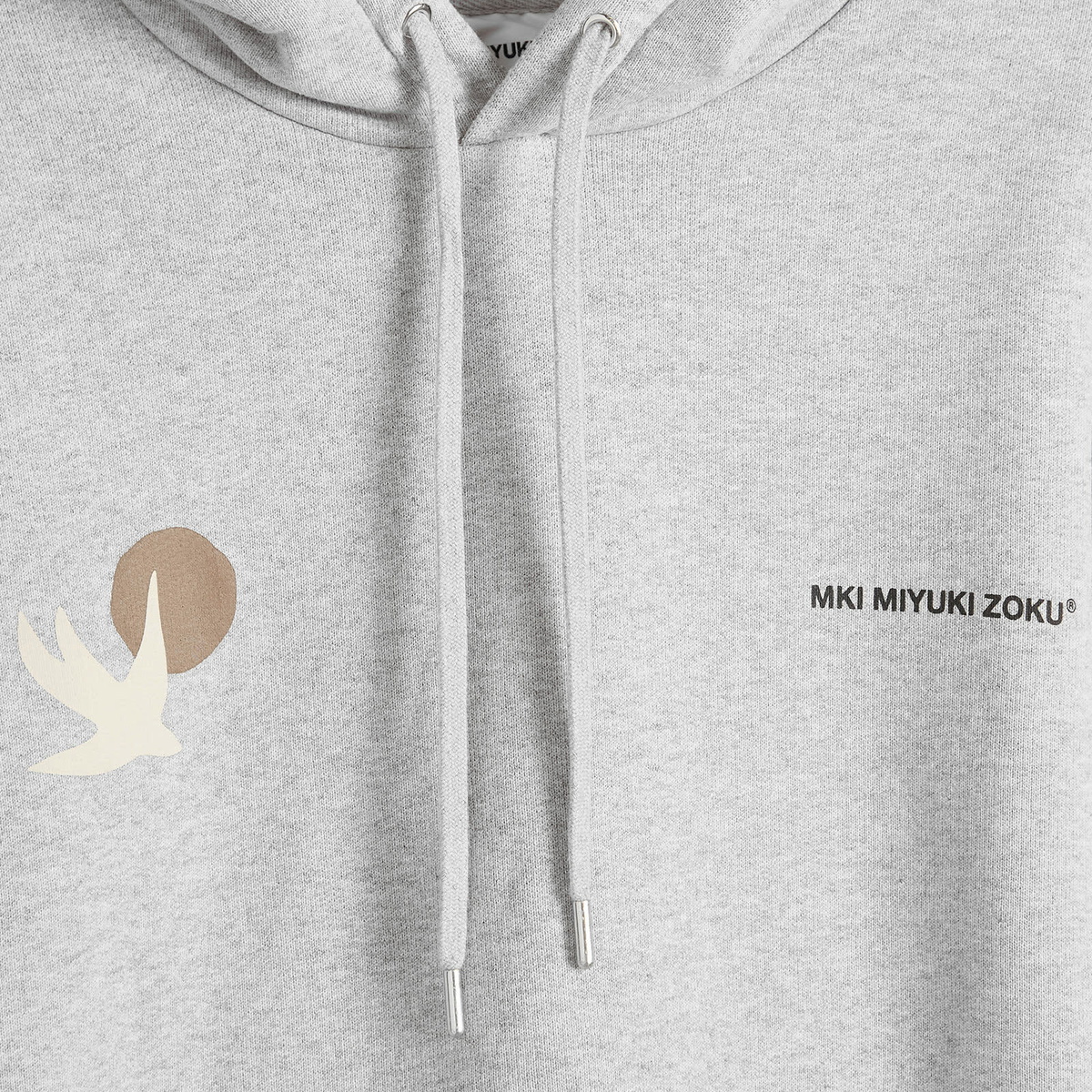 MKI Men's Swallow Hoodie in Grey MKI Miyuki-Zoku