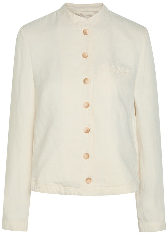 Photo: Emporio Armani Woven Jacket Cream