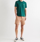 AMI PARIS - Cotton-Gabardine Shorts - Neutrals