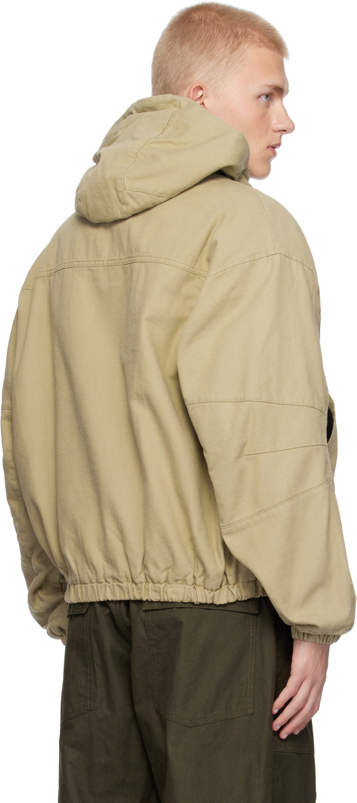 ROA Taupe Canvas Cotton Jacket ROA