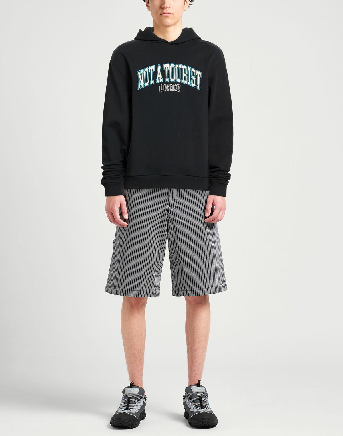Msgm Mens Sweatshirt Midnight in Blue