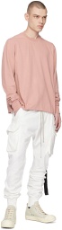 Rick Owens DRKSHDW Pink Crewneck Sweatshirt