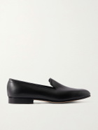 George Cleverley - Albert Leather Slippers - Black