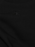 COURREGES - Logo Embroidery Cotton Sweatshirt