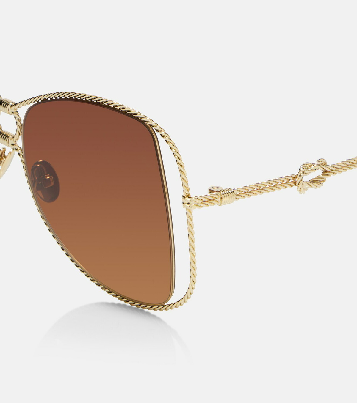 Aquazzura Malibu oversized sunglasses