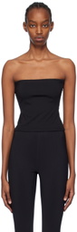 WARDROBE.NYC Black Opaque Tube Top