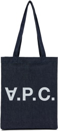 A.P.C. Navy Laure Tote