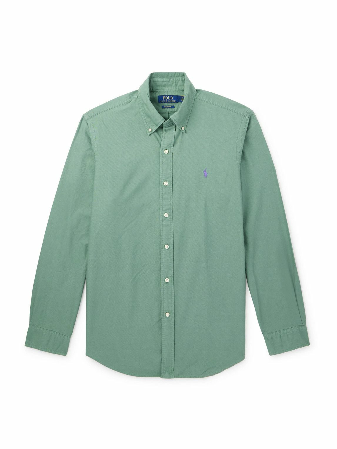 slim fit dress slacks Polo Ralph Lauren Slim Fit Oxford Button Down Shirt True Blue / White – The  Sporting Lodge main image 1