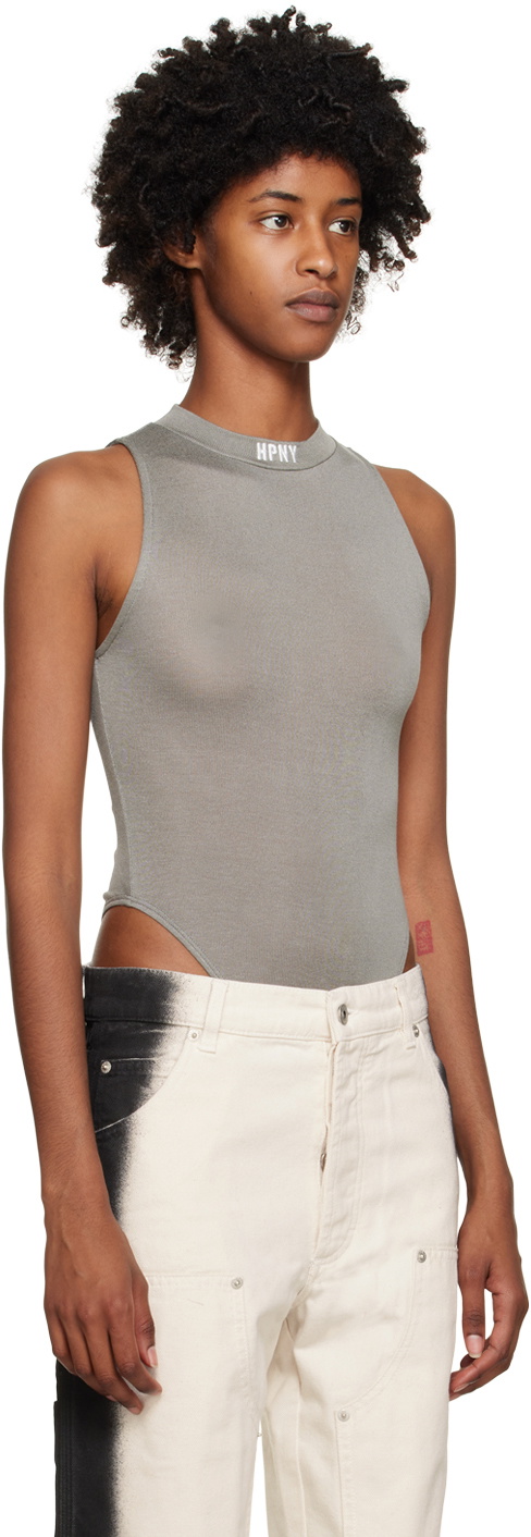 Heron Preston Gray 'HPNY' Bodysuit