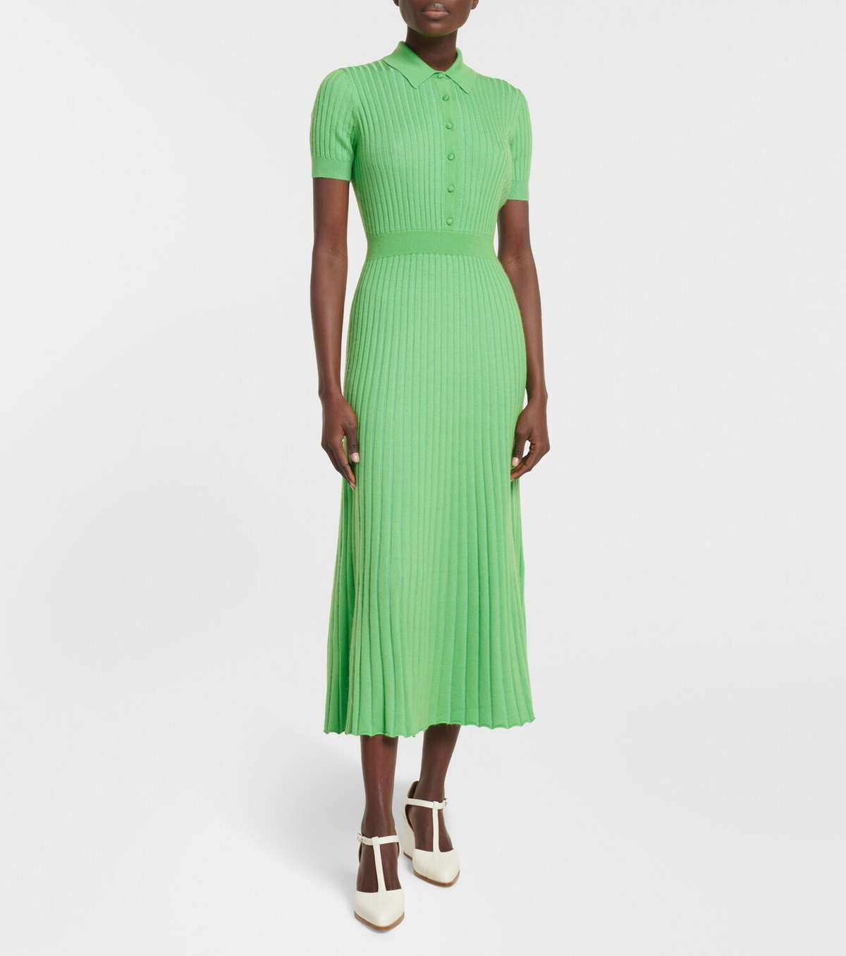 Gabriela Hearst - Ribbed-knit cashmere-blend shirt dress Gabriela Hearst Gabriela Hearst - Ribbed-knit cashmere-blend shirt dress Gabriela Hearst