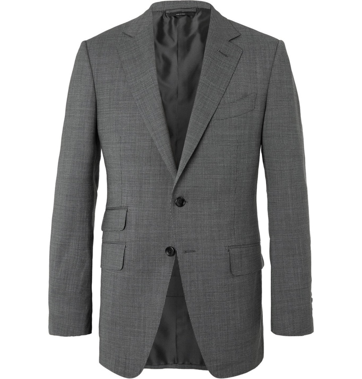 Photo: TOM FORD - O'Connor Slim Fit Wool-Blend Suit Jacket - Gray