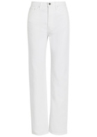 Toteme Classic Cut Straight-leg Jeans Off White