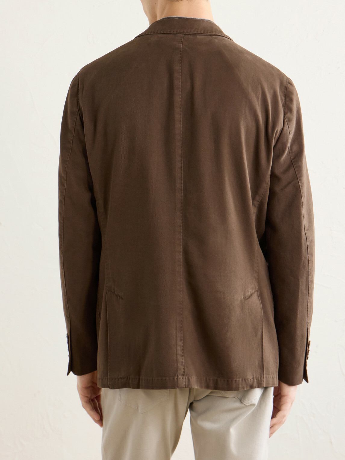 Peter Millar - Chatham Cotton-Cashmere Sigle Breasted Blazer - Brown