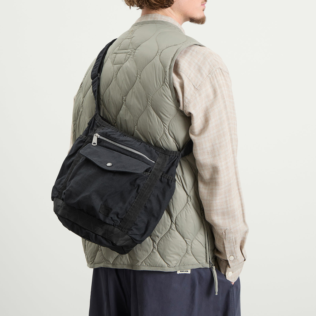 Porter-Yoshida & Co. Crag Shoulder Bag in Navy 