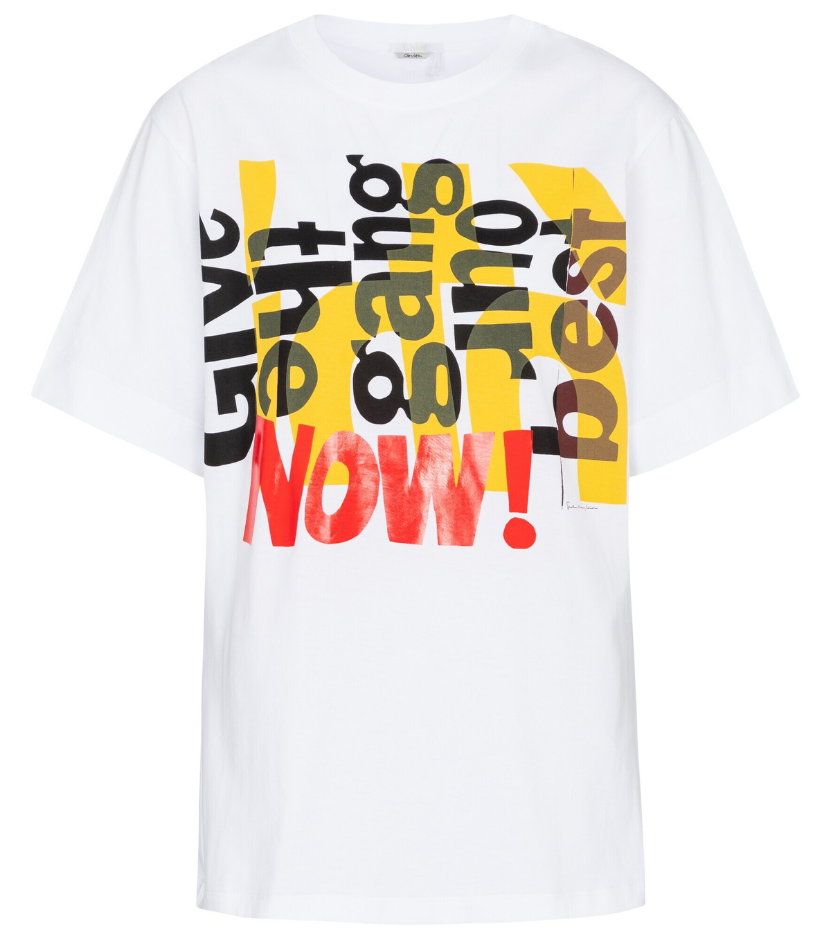 Chloe Printed cotton jersey Tshirt Chloe