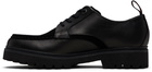 Hugo Black Leather & Suede Derbys