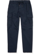 Polo Ralph Lauren - Stretch Cotton-Twill Cargo Drawstring Trousers - Blue