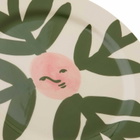 HAY x Emma Kohlmann La Pittura Plate in Blush Face Vine 