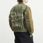Maharishi Men's Maha Peace Rally MA2 Jacket in Olive/Khaki