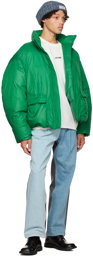 ADER error Green Mestan Puffer Jacket
