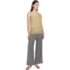 TOTEME Beige Chiffon Slip Top