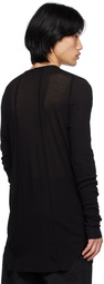 Julius Black Droptail Long Sleeve T-Shirt