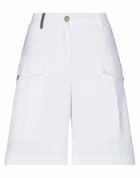 Peserico Womens Shorts & Bermuda Shorts in White