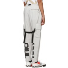 Off-White Grey Nylon Cargo Pants